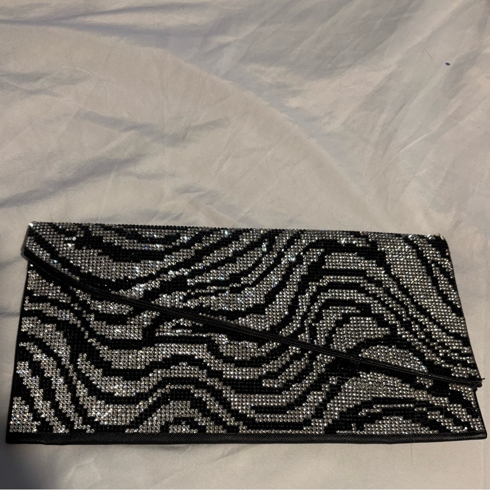 Elegant Black and Silver Women's Bag